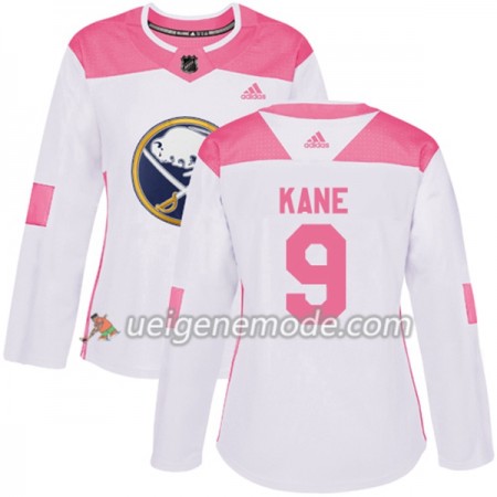 Dame Eishockey Buffalo Sabres Trikot Evander Kane 9 Adidas 2017-2018 Weiß Pink Fashion Authentic